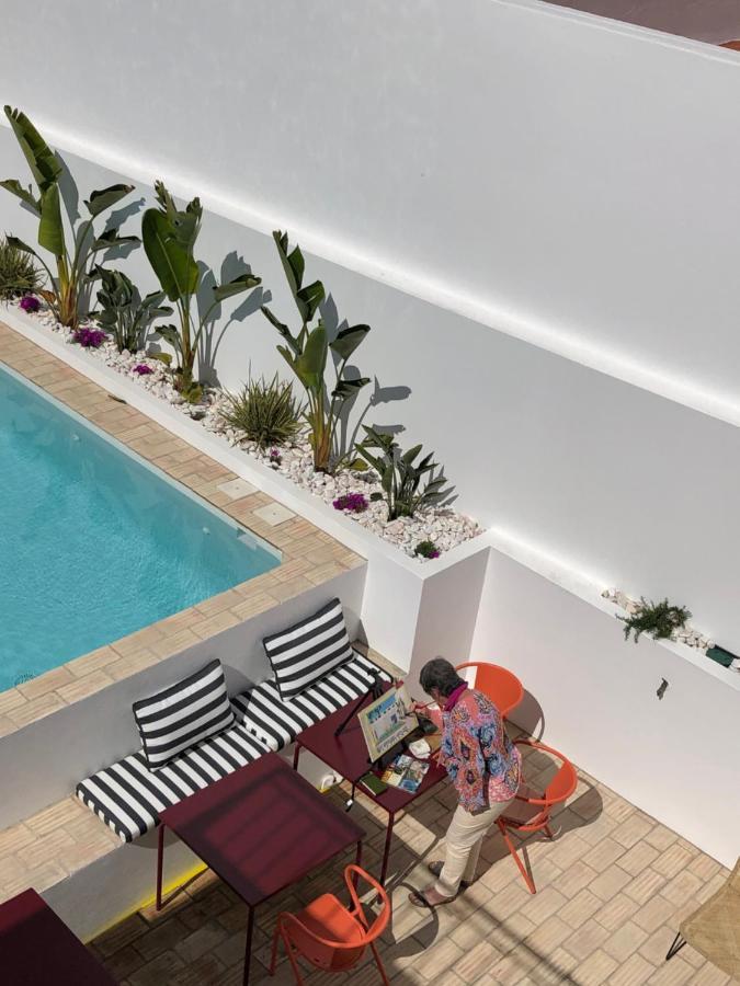 Casa Rosa Villa With Pool In Olhao Centre Exterior photo