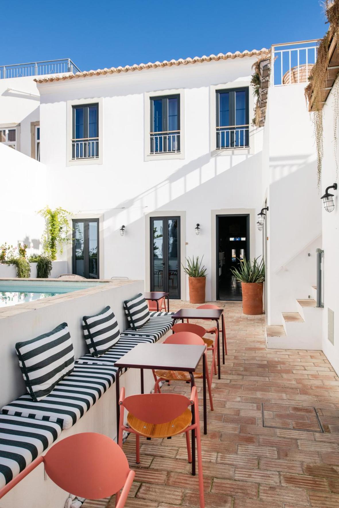 Casa Rosa Villa With Pool In Olhao Centre Exterior photo