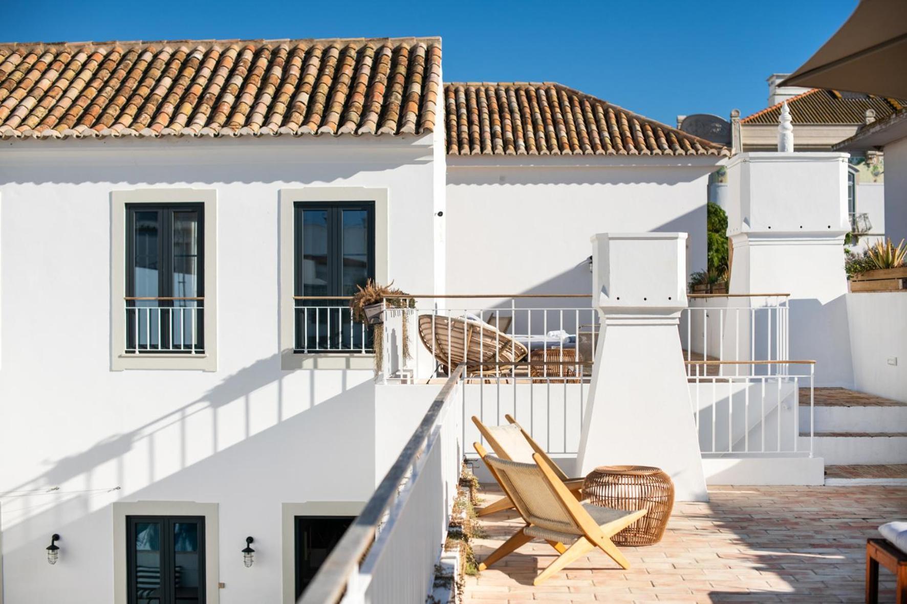 Casa Rosa Villa With Pool In Olhao Centre Exterior photo